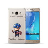 Cool Marvel Heros Hard Back Phone Case Cover For Samsung Galaxy