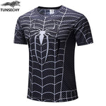 2017 TUNSECHY man Hulk Batman Retro Spiderman Venom Ironman Superman Captain America Marvel T shirt Avengers Superhero T-shirts