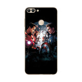Charming Painted Case Cover Marvel Avengers Soft Phone Case For Huawei