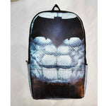 Batman Backpack Large Capacity Leather School Bags