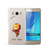 Cool Marvel Heros Hard Back Phone Case Cover For Samsung Galaxy