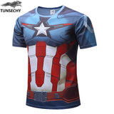 2017 TUNSECHY man Hulk Batman Retro Spiderman Venom Ironman Superman Captain America Marvel T shirt Avengers Superhero T-shirts