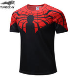 NEW TUNSECHY 2017 Marvel Captain America 2 Gray superman Super Hero T shirt Men fitness clothing short sleeves XS-4XL