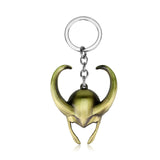 Loki Helmet Figure Keychain vikings accessories