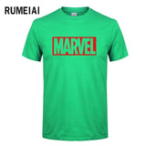 2017 new summer Marvel men t shirt short sleeve 100% cotton t shirt fashion hip hop loose t-shirt tops tees brand clothing