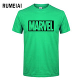 2017 new summer Marvel men t shirt short sleeve 100% cotton t shirt fashion hip hop loose t-shirt tops tees brand clothing
