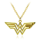 Wonder Woman Logo Necklace Gold/silver
