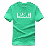 2018 New Fashion MARVEL t-Shirt men cotton short sleeves Casual male tshirt marvel t shirts men tops tees Free shipping