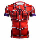 New Summer 3D Iron Spiderman T Shirt Men Marvel Avengers Men T-Shirt Compression Crossfit Short Sleeve Brand Tee Shirt Tops&Tees