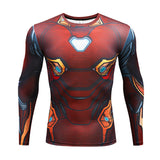 2018 Marvel Superhero Winter Soldier Bucky 3D Men T Shirt Fitness Crossfit T-Shirt Long Sleeve Compression Shirt Mens MMA