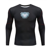 2018 Marvel Superhero Winter Soldier Bucky 3D Men T Shirt Fitness Crossfit T-Shirt Long Sleeve Compression Shirt Mens MMA