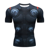 2018 Marvel Superhero Winter Soldier Bucky 3D Men T Shirt Fitness Crossfit T-Shirt Long Sleeve Compression Shirt Mens MMA