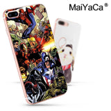 Marvel Comics logo Style Design Cell Phone Case for Apple iPhone