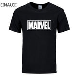 EINAUDI 2018 New Fashion MARVEL t-Shirt men cotton short sleeves Casual male tshirt marvel t shirts men tops tees Free shipping