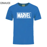 EINAUDI 2018 New Fashion MARVEL t-Shirt men cotton short sleeves Casual male tshirt marvel t shirts men tops tees Free shipping