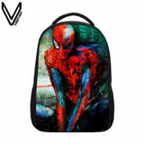 Marvel Avengers Super Hero Spider Man Prints Backpacks