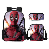 Deadpool 2 Backpack Slanting Bag Pencil Bag for Boys and Girls