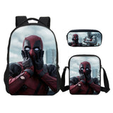 Deadpool 2 Backpack Slanting Bag Pencil Bag for Boys and Girls